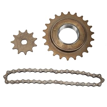 Electric Bike Conversion Kit, Steel Sprocket and Chain Set, Durable Forging Process, Versatile Complete Replacement Parts