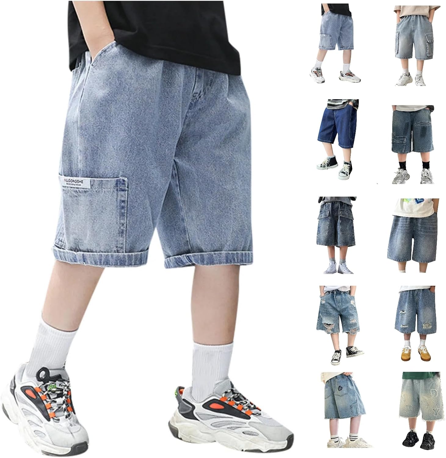 Antimid Right baggy jorts-indigo Mサイズ RIGIT BAGGY JORTS | ANTIMID