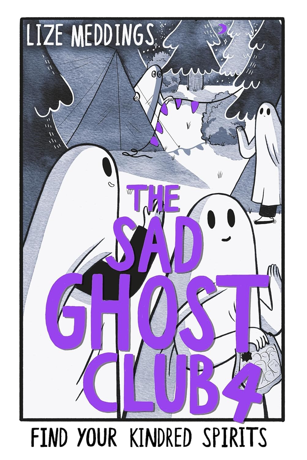 The Sad Ghost Club Volume 1-4 Find Your Kindred Spirits Collection 4 Books Set By Lize Meddings