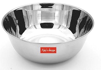 Ajay's Shoppe Stainless Steel Serving/Mixing Bowl (500 ML)