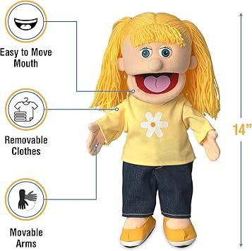 14 Katie, Peach Girl, Hand Puppet