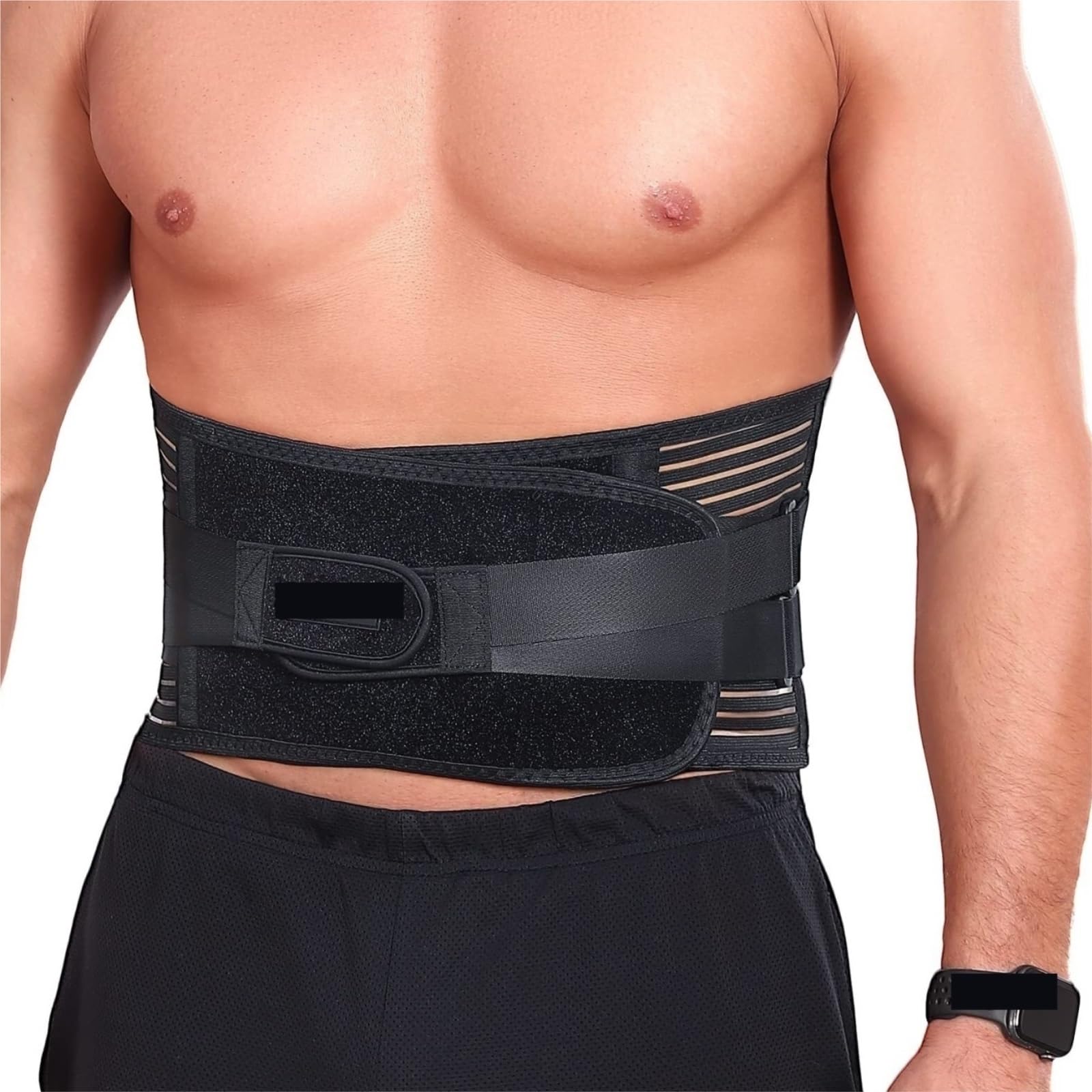 Fascia Lombare Cintura di Supporto for La Schiena Traspirante Unisex for Cintura di Supporto in Vita for Sollevamento Pesi Fascia Schiena Lombare(Large)