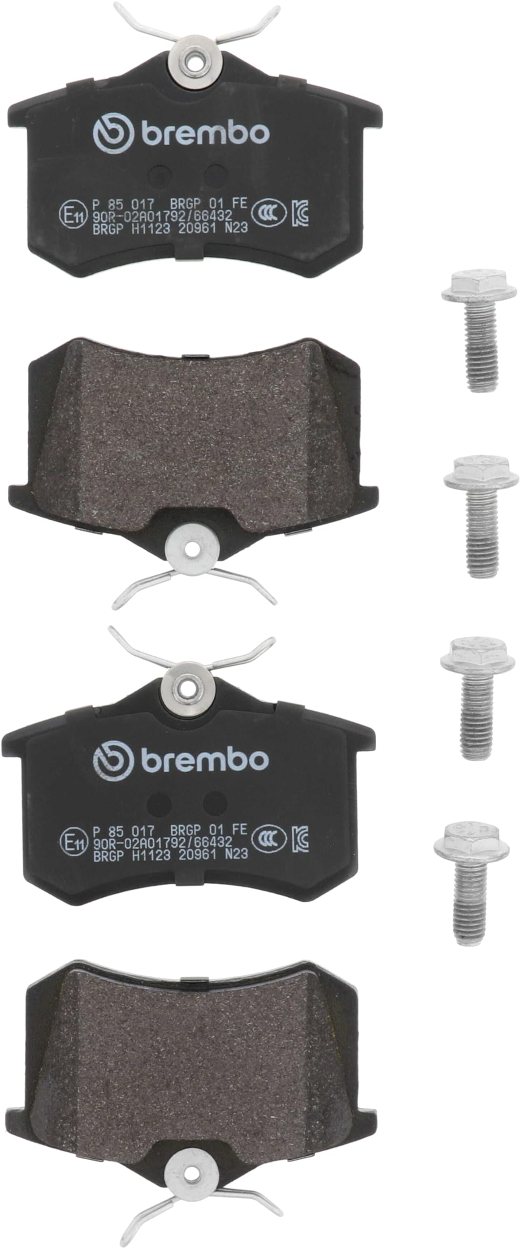 BRAKE PAD SET DISC BRAKE P 85 017 FOR VW GOLF/Mk/III/Cabriolet CABRIO JETTA 2.0L