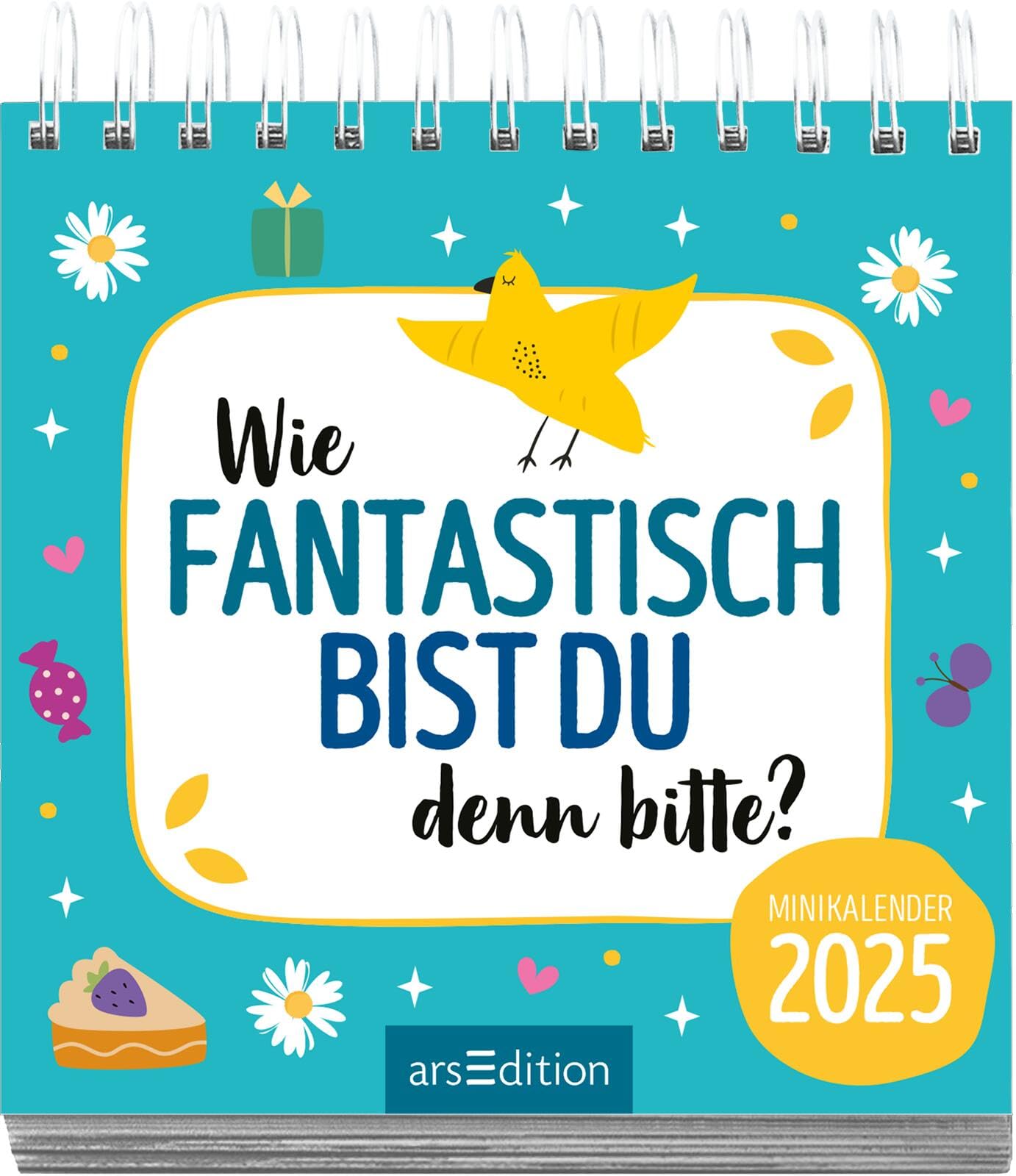 Display Monatskalender 2025: Mit 4 x 5 Ex. | Kleine Tischkalender voller lieber Worte für liebe Menschen