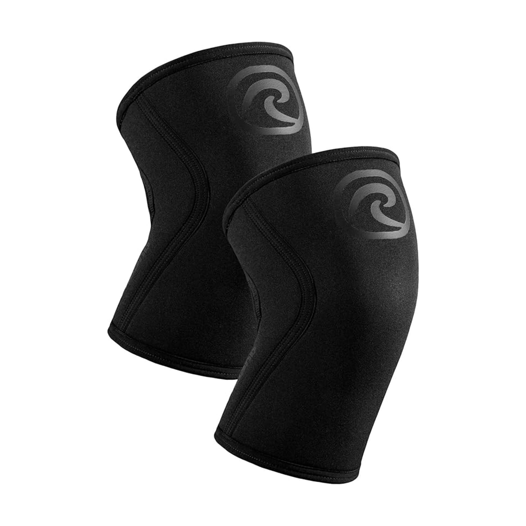 Rehband 5mm Knee Sleeves for Functional Training, Cross-Training & Powerlifting, Weightlifting Knee Support made of Neoprene, Unisex, Colour:Carbon/Black - 1 Pair, Size:Medium Medium Carbon/Black - 1 Pair
