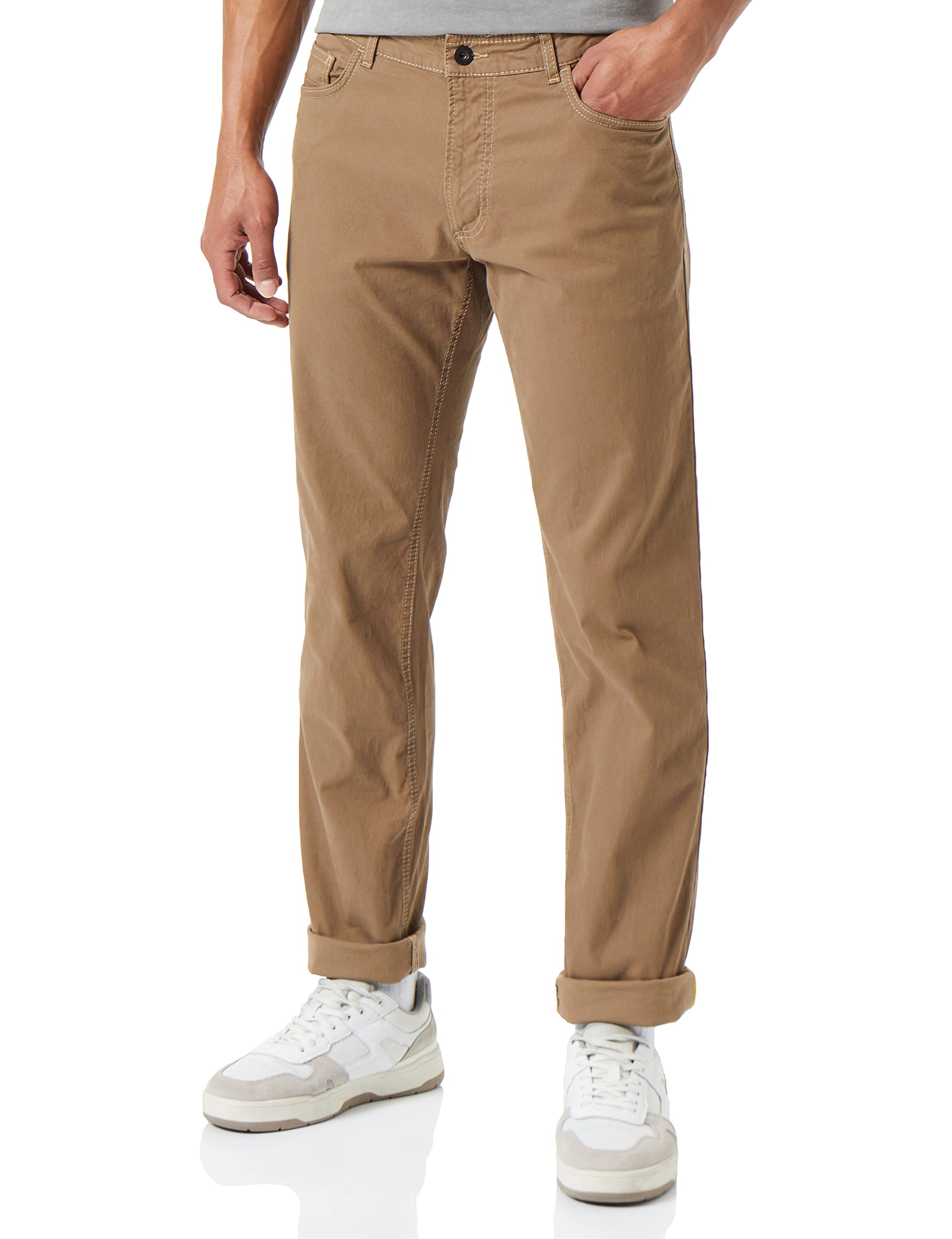 Camel Active Herren Pants 5-Pocket Jeans, Wood, 44W / 32L EU