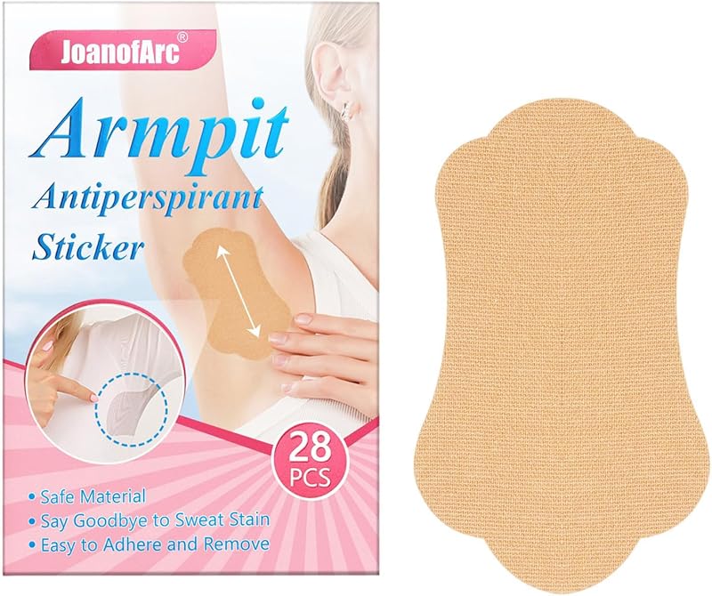 Underarm Sweat-absorbent Pads, Ultra-Thin Invisible Armpit Sweat-Absorbent Pads, Underarm Pads for Men and Women, Disposable, Breathable, Adhesive, Keep Clothes Dry, No Sweat Stains, 28 PC