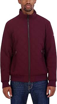 Nautica Men's Lightweight Quilted Bomber Jacket – Mechanical
