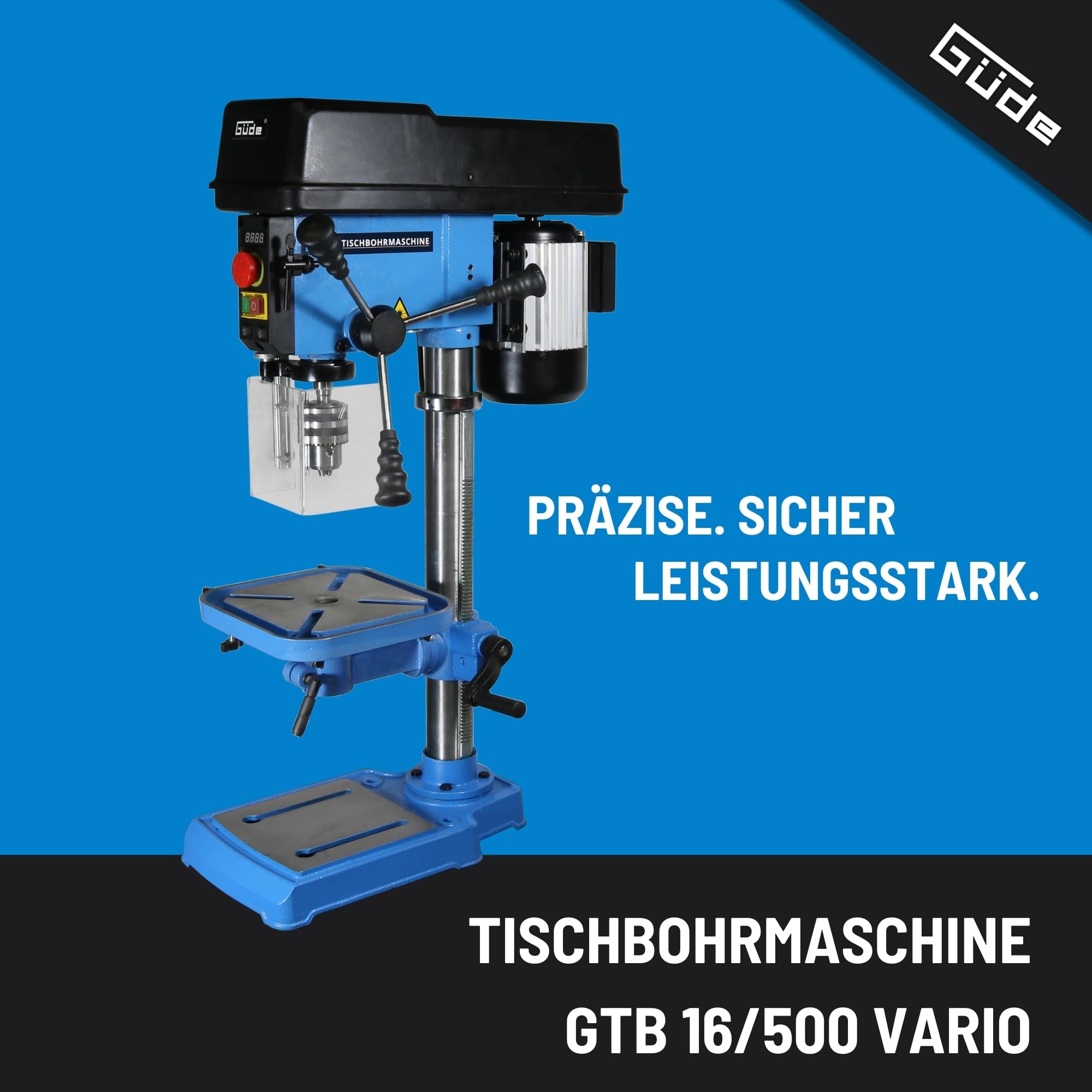 Güde Tischbohrmaschine Standbohrmaschine Gtb16/500 Vario # 55220