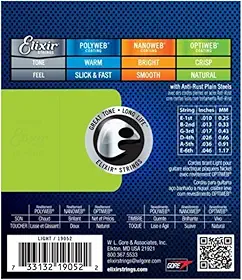 Encordoamento Guitarra Optiweb 010 046 Light 19052