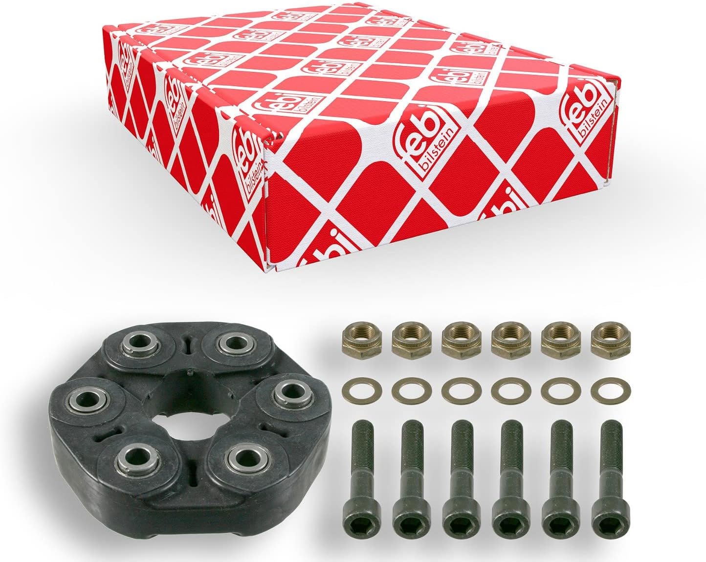 febi bilstein 21189 Flexible Coupling Kit for propshaft, pack of one