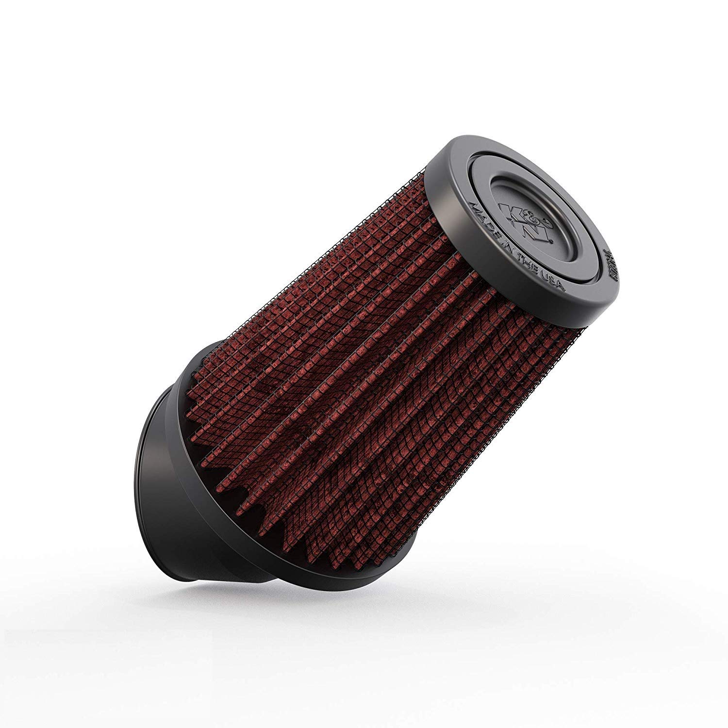 K&N R-1100 Waschbarer und wiederverwendbarer KFZ und Motorrad Universal Gummi Filter