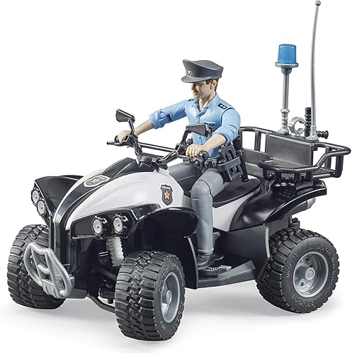 Miniatura 8 de Bruder Quad con policía y accesorios de piel clara (el género puede variar)