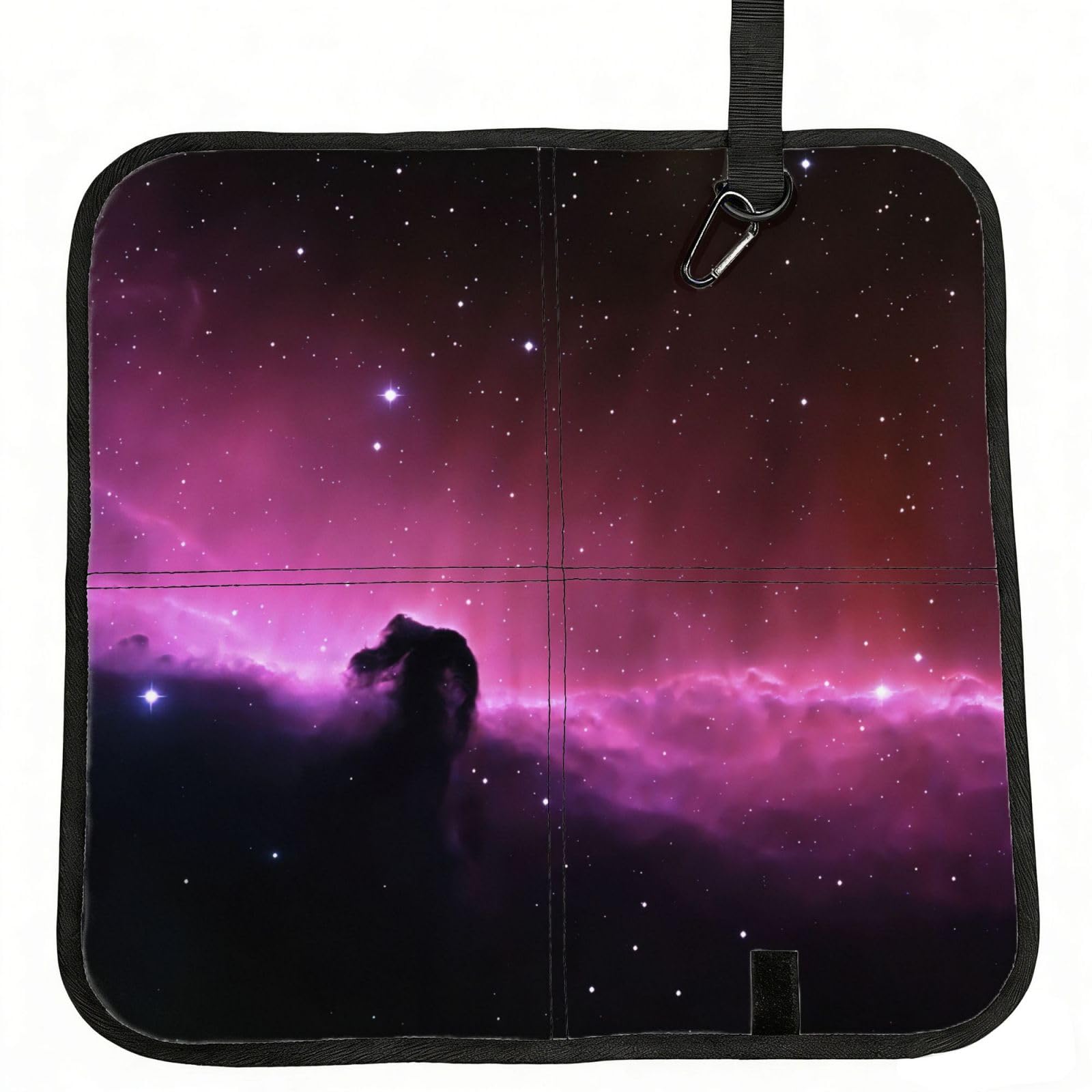 AYYQWE Dark Star Sky Print Foldable Seat Cushion Portable Chair Pad Office Commuting Picnic Camping Outdoor