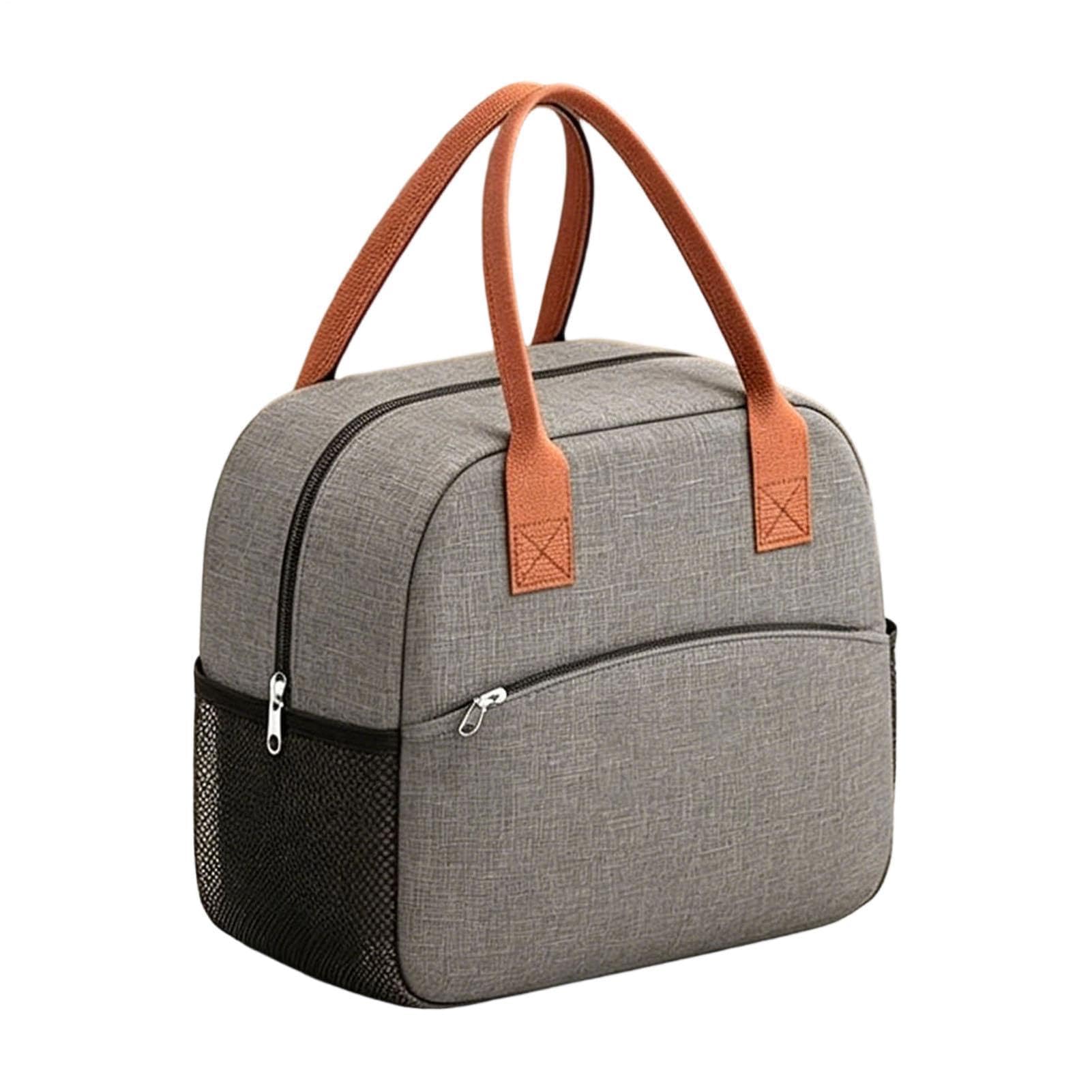 Borsa termica per il pranzo da uomo, impermeabile, 10 l, perfetta per scuola, ufficio, campeggio, viaggi, uso quotidiano, attività all'aperto e picnic