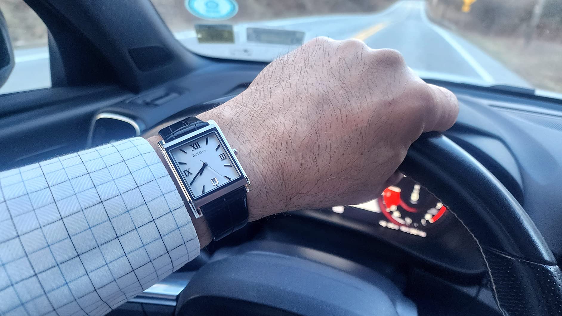 29/mo Finance Bulova Men's Stainless Steel 3Hand Calendar Date