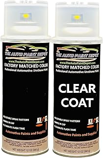 Touch Up Paint for Volvo Truck-White P3029 (All Years, All Models) 497/A5 Aerosol Spray with Clear Coat