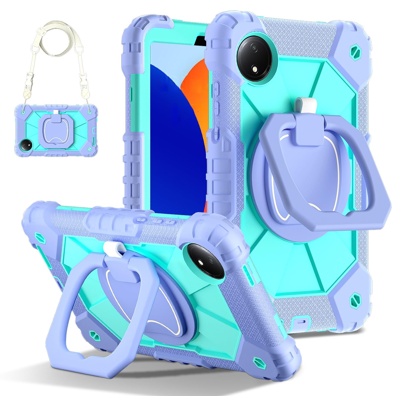 Coque Xiaomi Redmi Pad SE 8.7 2024 antichoc robuste et béquille - 8