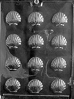 Grandmama's Goodies N001 Small Shell Chocolate Candy Mold with Exclusive Molding Instructions