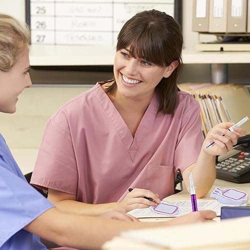 Miniatura 5 de El juego de 120 bolígrafos de jeringa incluye 60 divertidos bolígrafos de enfermera, 60 bolsas de sangre, notas adhesivas, bolígrafo de tinta negra,