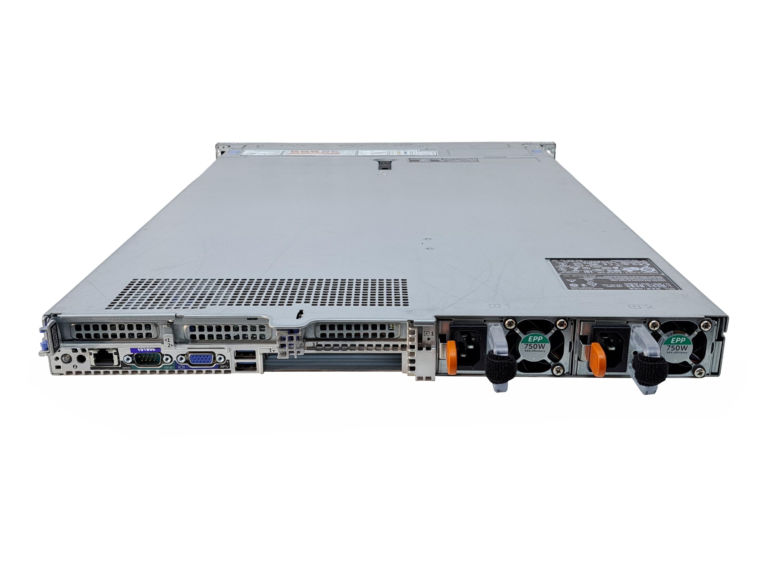 Dell EMC PowerEdge R640 8 Bay SFF, 2X Platinum 8168 2.7GHz 24-Core CPU, 128GB DDR4 RAM, H740p, 8X 300GB 15K 12G SAS, X710/i350 NDC, BOSS Card, Rails, Bezel (Renewed)
