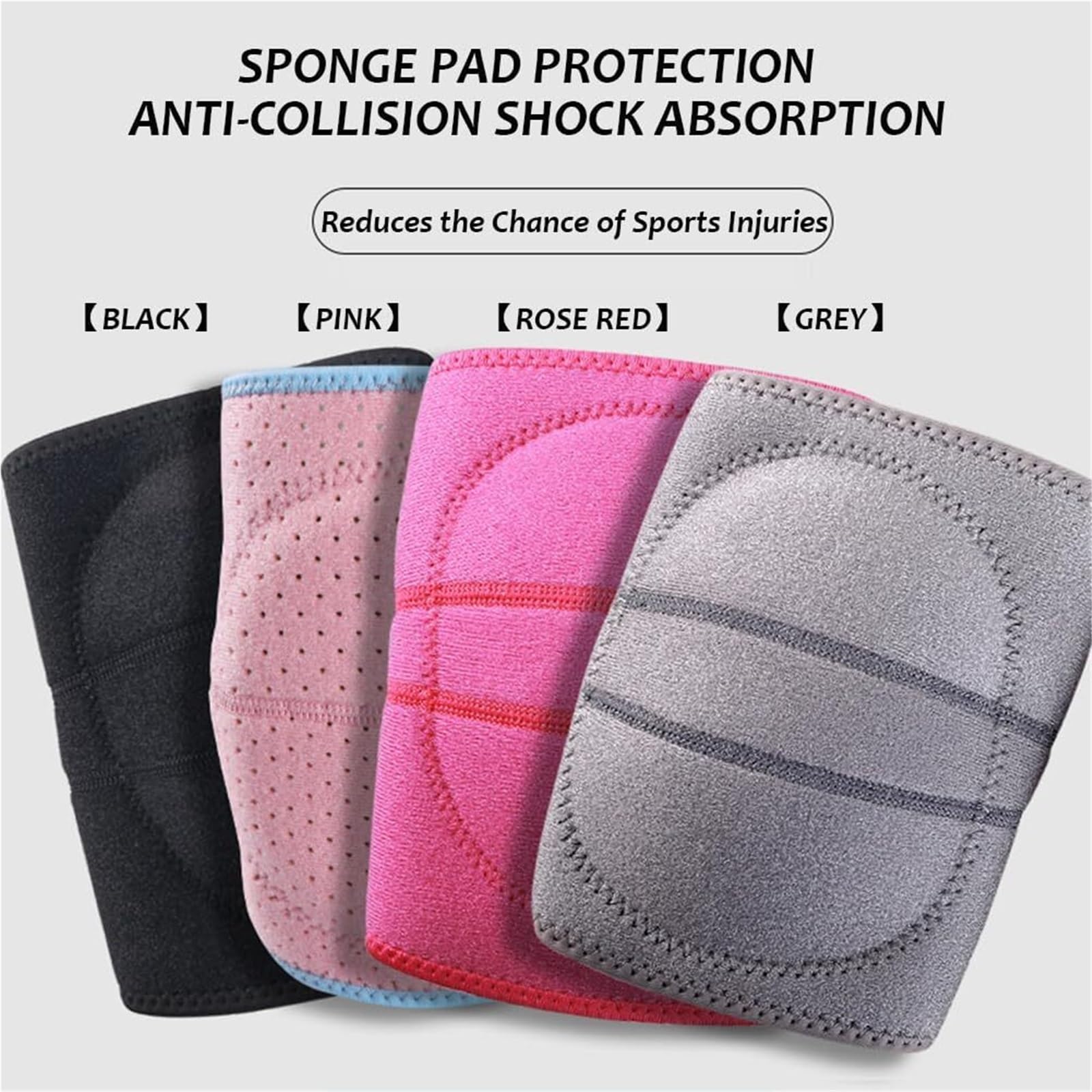 Ginocchiera Le Ginocchiere da Pallavolo Sono Adatte for Lavori di Pulizia, Lavaggio Pavimenti, Falciatura Prati Supporto Ginocchio(Black)