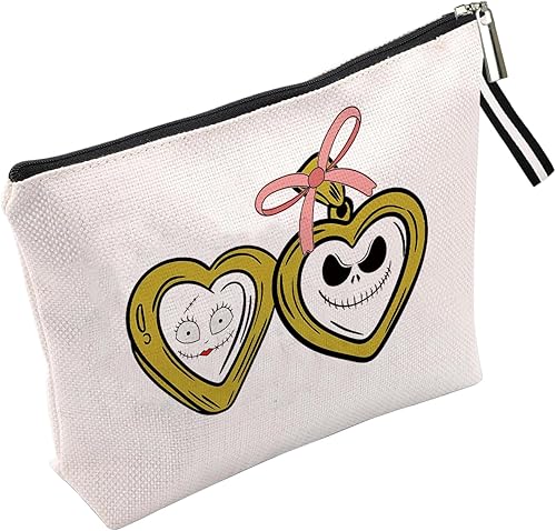 Miniatura 9 de Bolsa de maquillaje inspirada para mujer, bonita bolsa de cosméticos para amigos y familia, bolsa de aseo de viaje, bolsa de cosméticos portátil