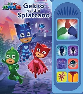 PJ Masks - Gekko vs. The Splatcano Sound Book - PI Kids