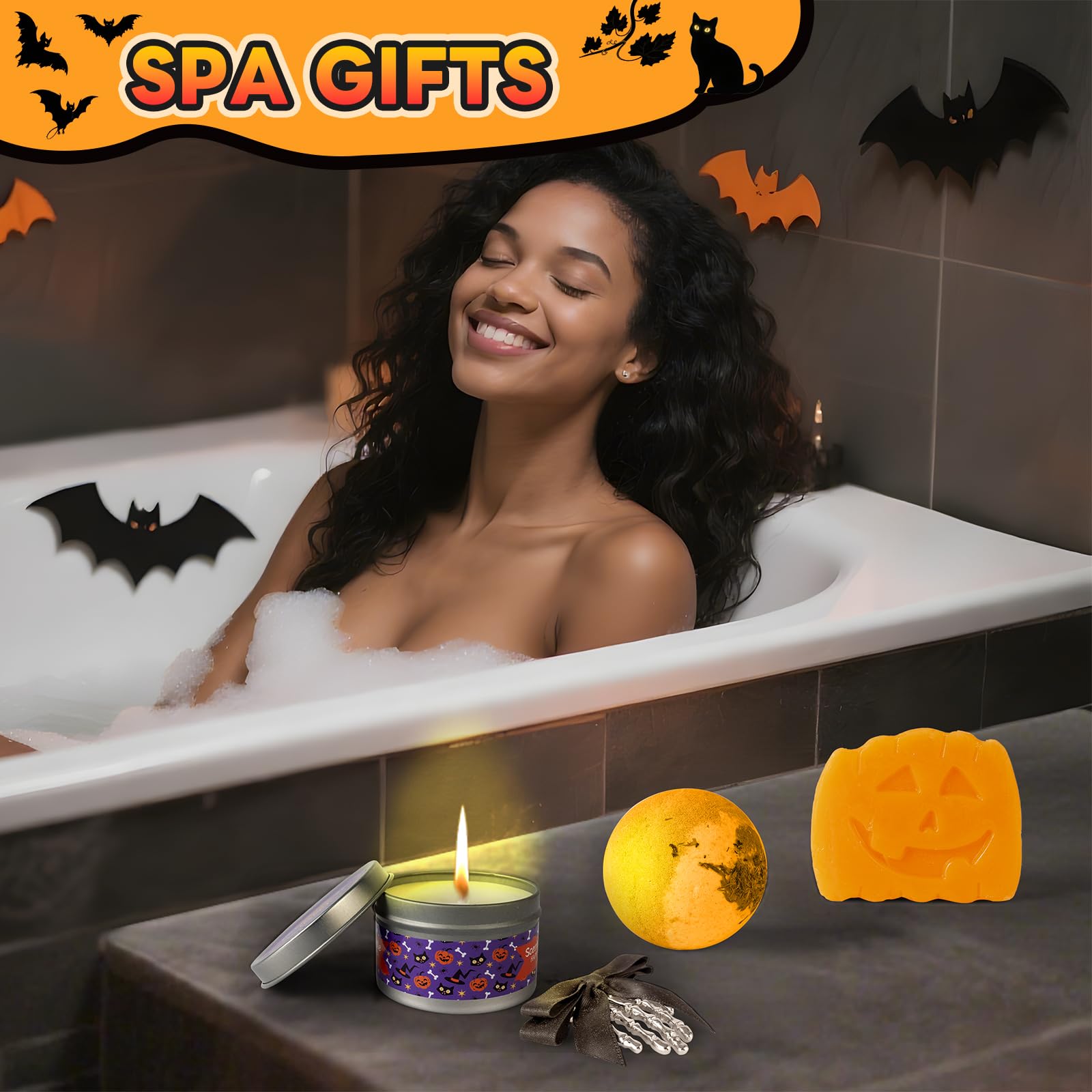 Boo Basket Stuffers per donne adolescenti, regali di Halloween per donne, adolescenti, ragazze, la sua migliore amica, sorella, figlia, mamma, moglie, fidanzata, collega, bestie, set regalo