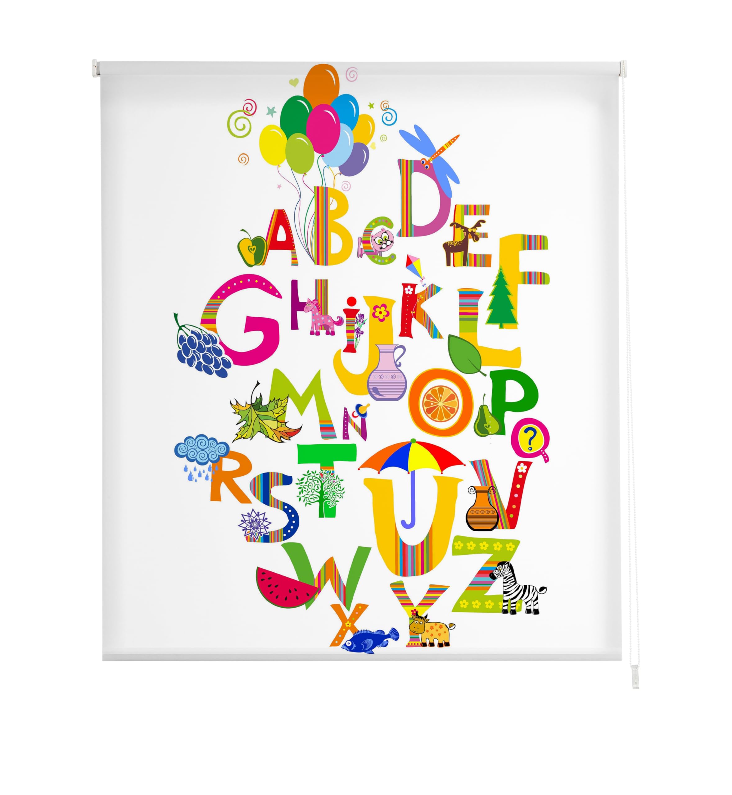 Estoralis | Infantiles | Estor Enrollable Diseño Moderno | Translúcido Estampado Digital | Modelo I-2037 | 150 x 255 cm (Ancho/Alto) Tamaño Tela 147 x 250 cm | Estores para Ventanas y Puertas