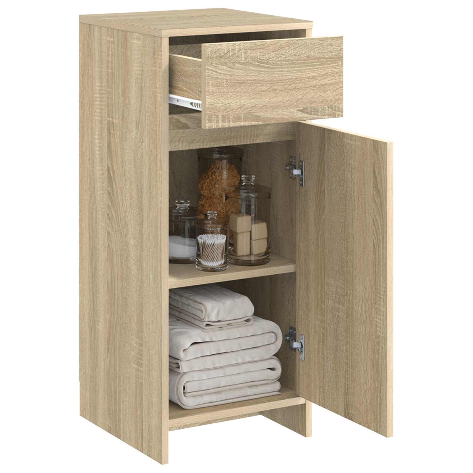 vidaXL Mobile da Bagno Rovere Sonoma 35 x 36,5 x 85 cm
