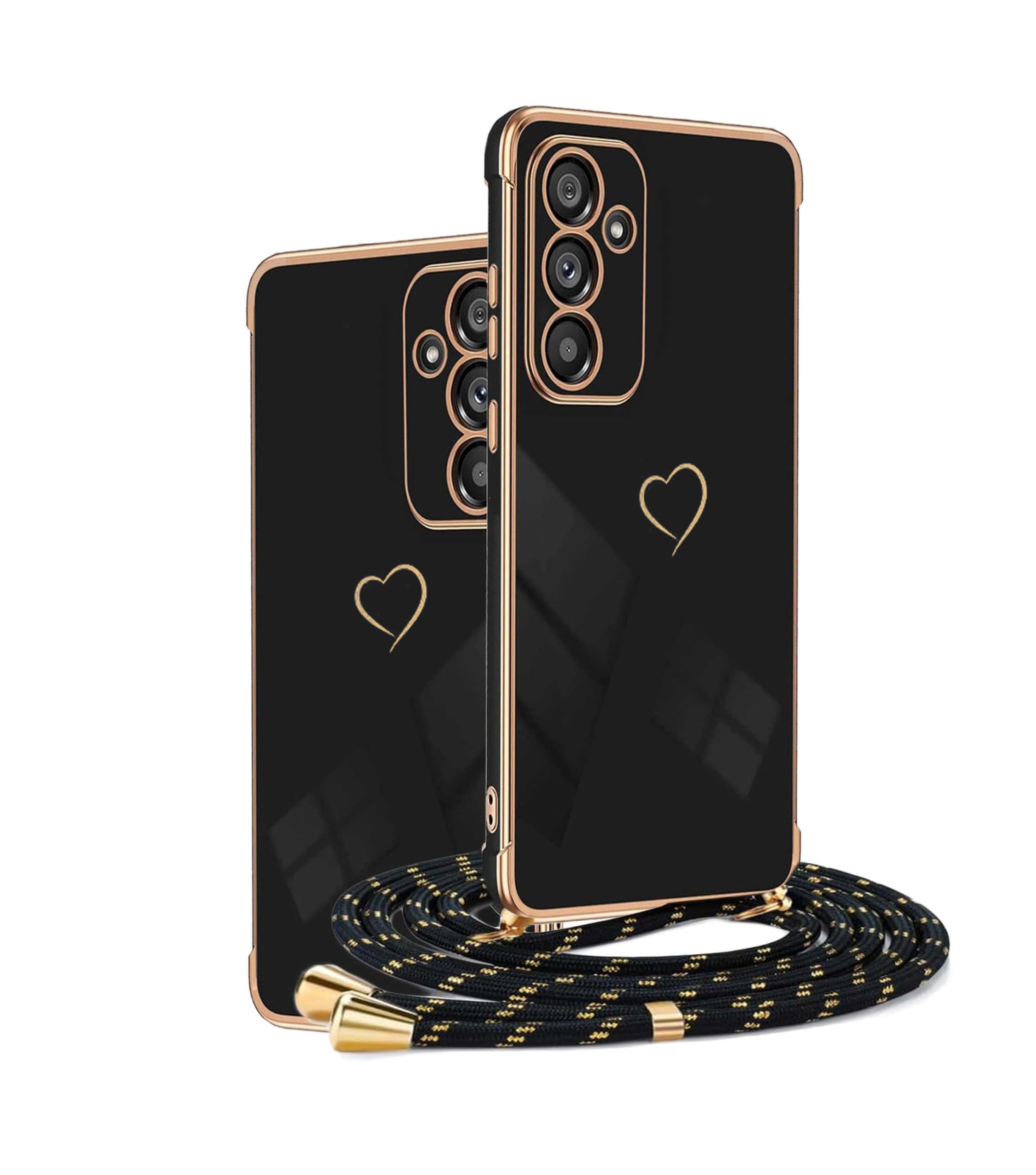 Mkej Custodia con Collana per Huawei Pura 70 Pro, Cover Donna