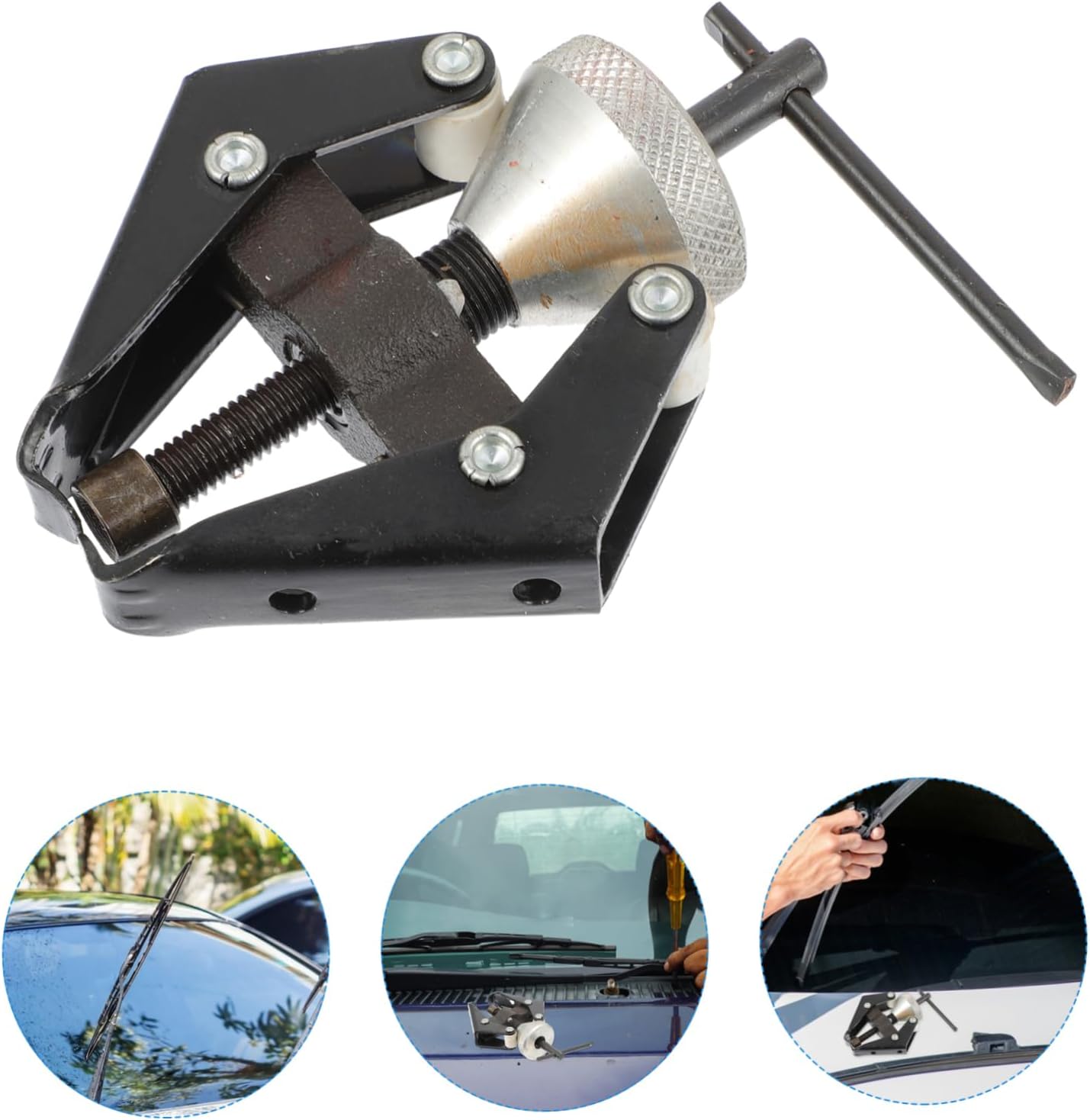 Adjustable Wiper Arm Removal Tool for Easy Windshield Wiper Pulling Construction Compatible Models Simple