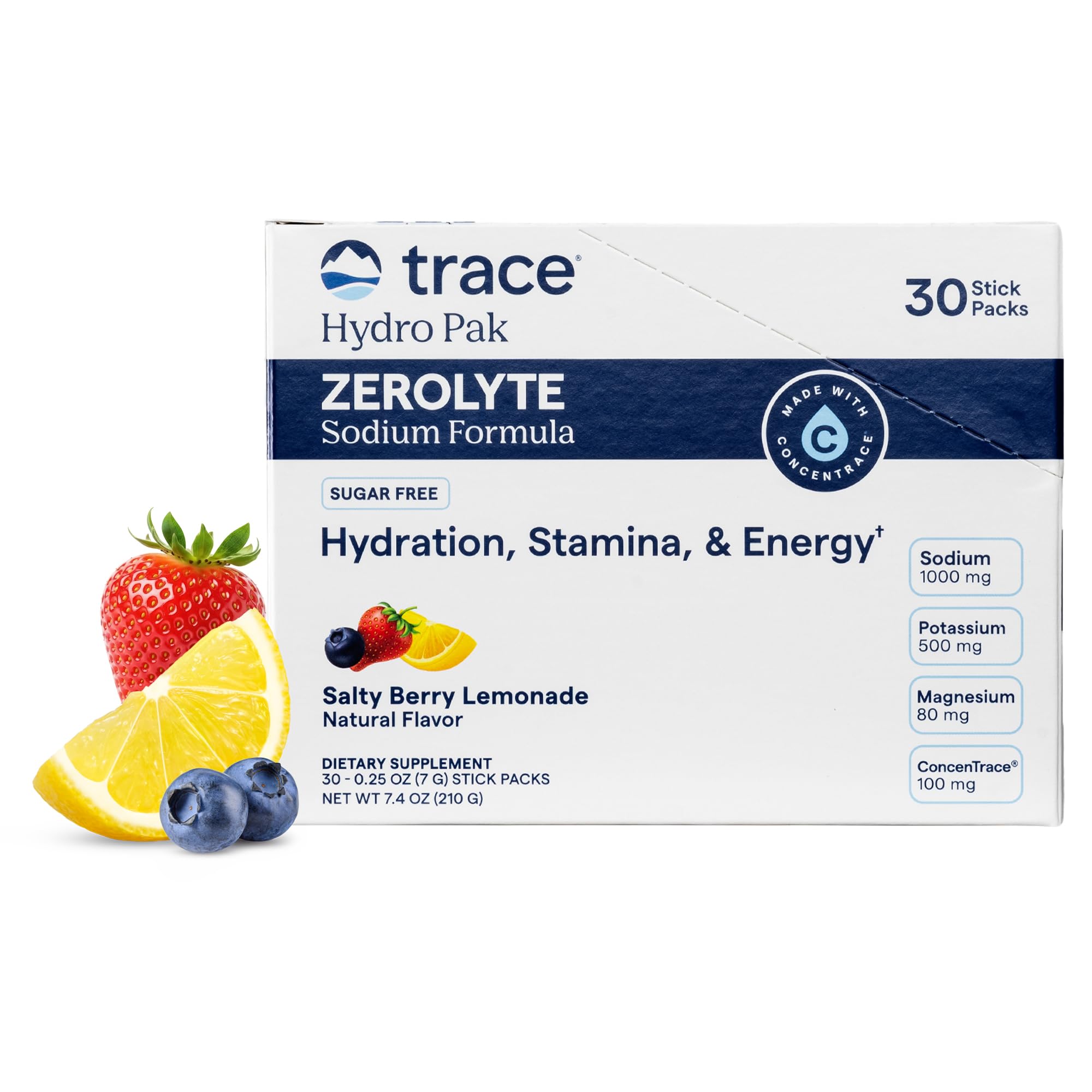 Trace Minerals ZeroLyte Electrolyte Powder