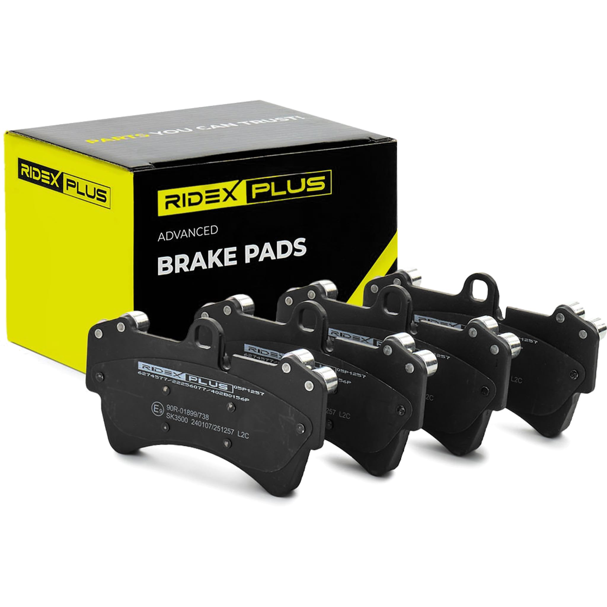 RIDEX Bremsbeläge Satz Vorne mit Ausgleichsgewichten Produkt Description