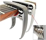 SUNLP Guitar Capo for Acoustic and Electric Guitar, Ukulele Capo Mandolin Banjo Capo (Silver)