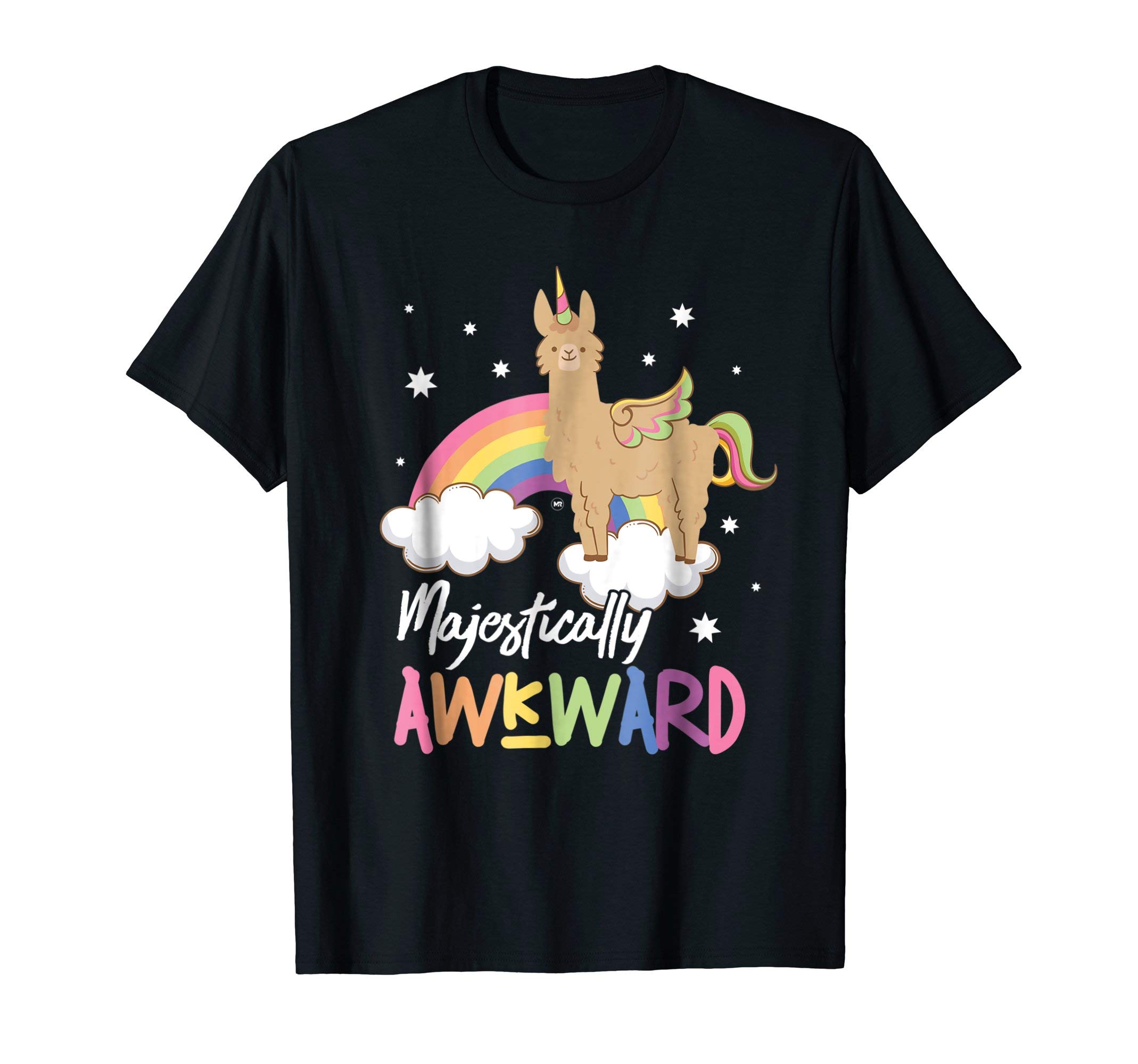 Majestically Awkward CoMajestically Awkward Llama, Alpaca Shirt, Llamacorn Tshirt T-Shirt