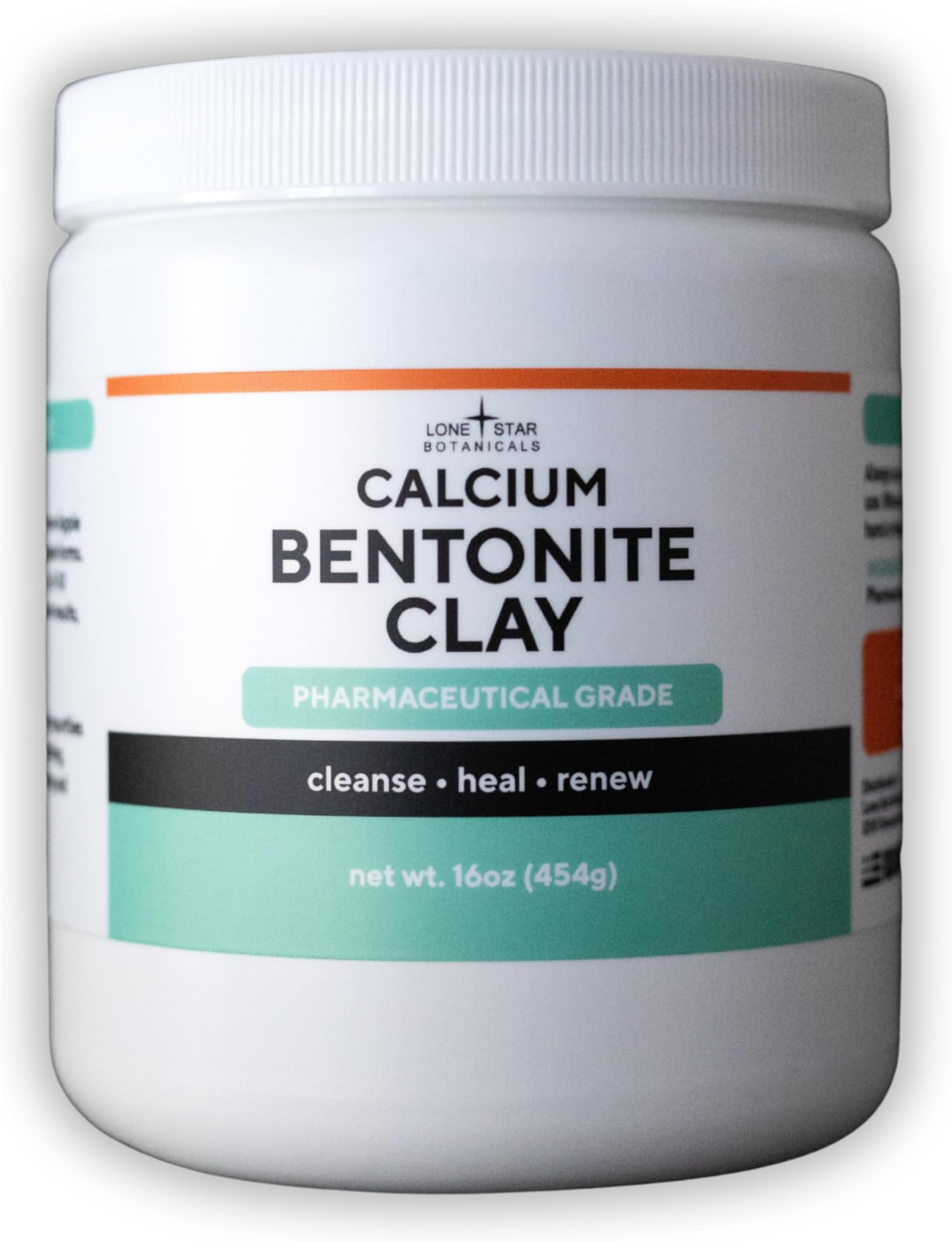 Calcium Bentonite Clay Healing Powder - Pure Pharmaceutical, Better Than Food Grade - Face, Body & Hair Mask, for Internal Use, Natural Mud Masks, Deep Pore Cleansing for Health & Beauty