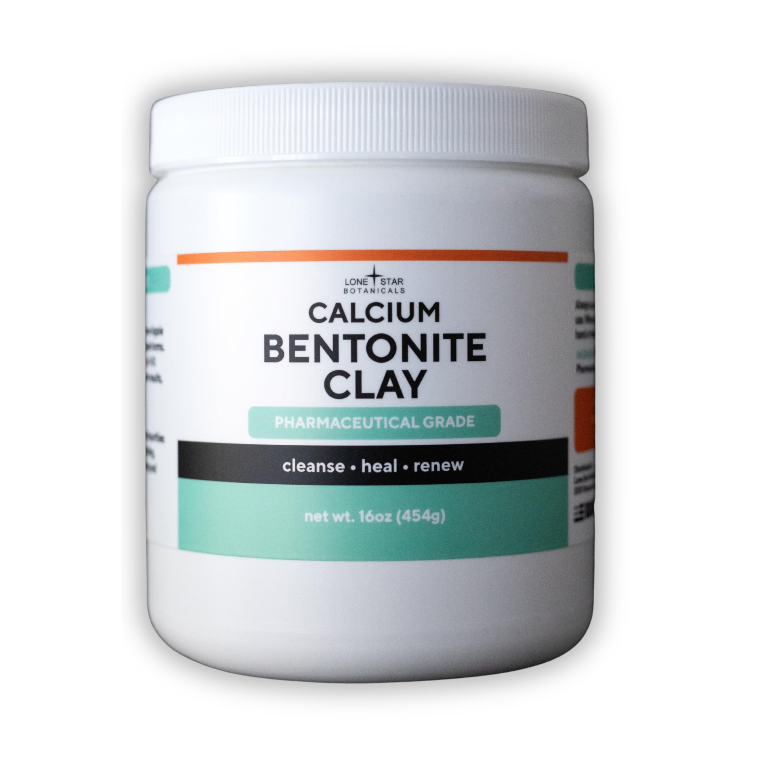 Calcium Bentonite Clay Healing Powder - Pure Pharmaceutical, Better Than Food Grade - Face, Body & Hair Mask, for Internal Use, Natural Mud Masks, Deep Pore Cleansing for Health & Beauty