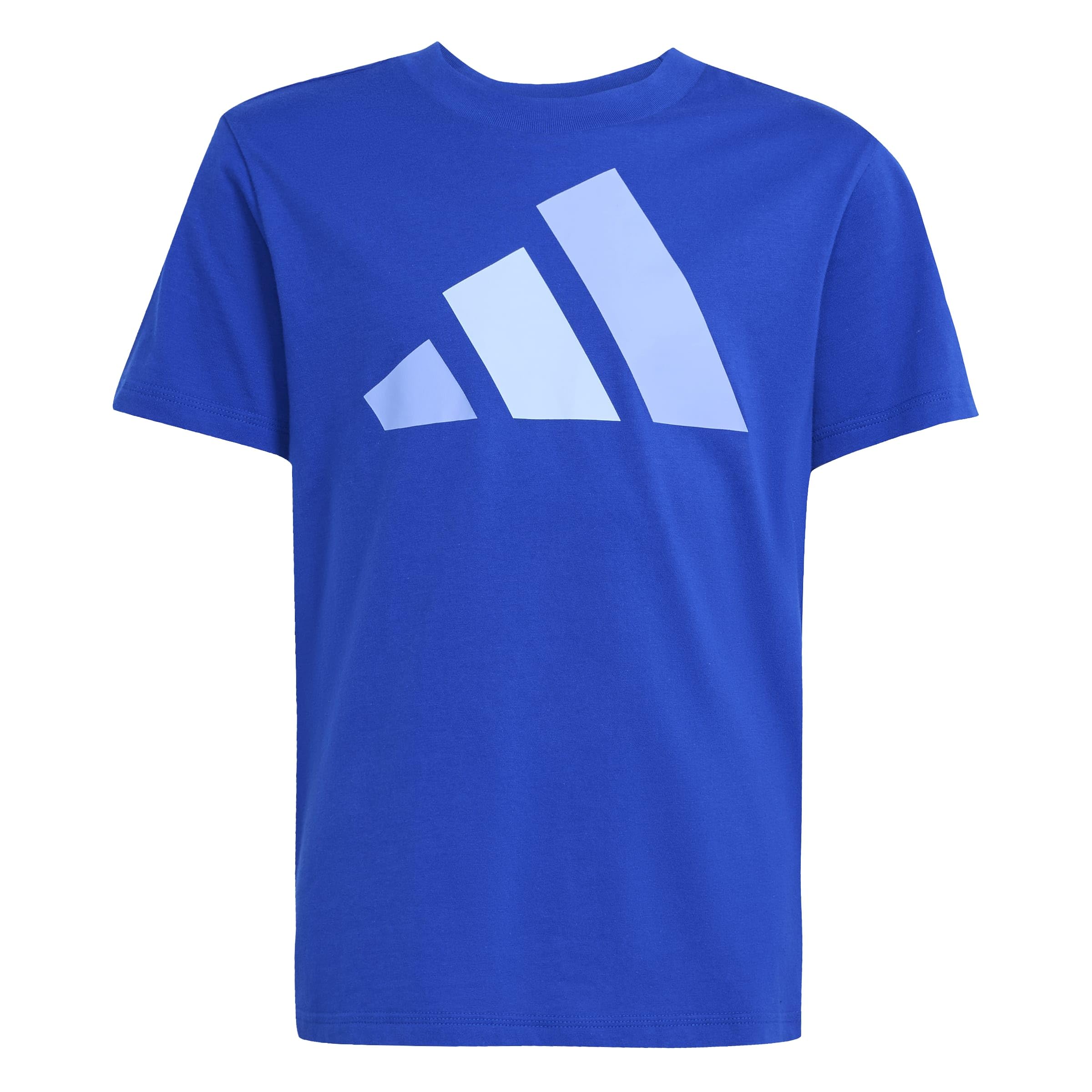 adidas Unisex Kids Essentials Big Logo Shirt, Team Royal Blue/Blue Fusion/Glow Blue, 11-12 Years