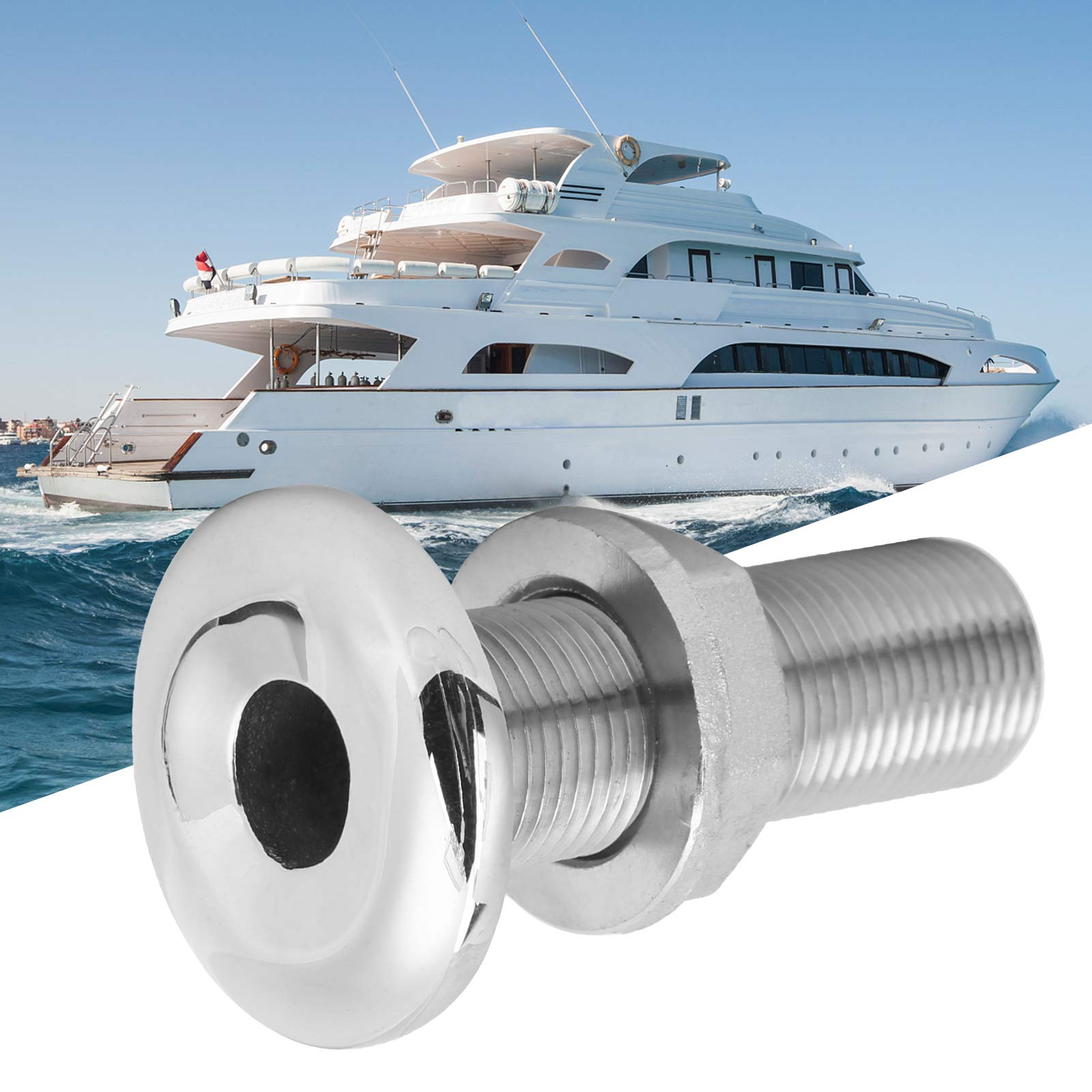 YUA Raccord D'échappement à Travers La Coque À Travers La Coque D