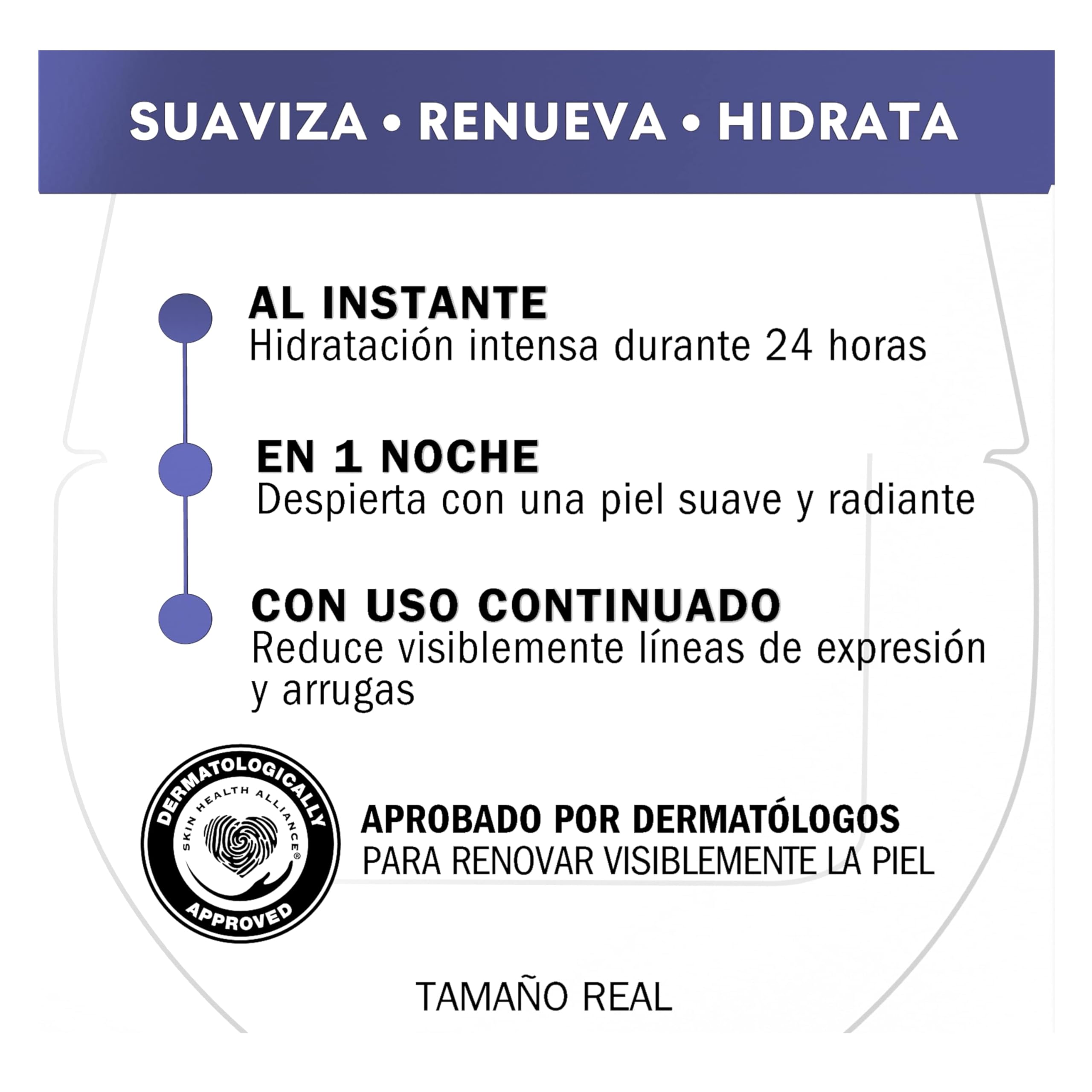 Olay Retinol 24 MAX* Crema de Noche Hidratante Facial, Cuidado de la Piel con Vitamina E Antioxidante, +40%* Glicerina. Cuidado de la Piel Well-aging de Noche: Suaviza, Renueva e Hidrata, 50 ml