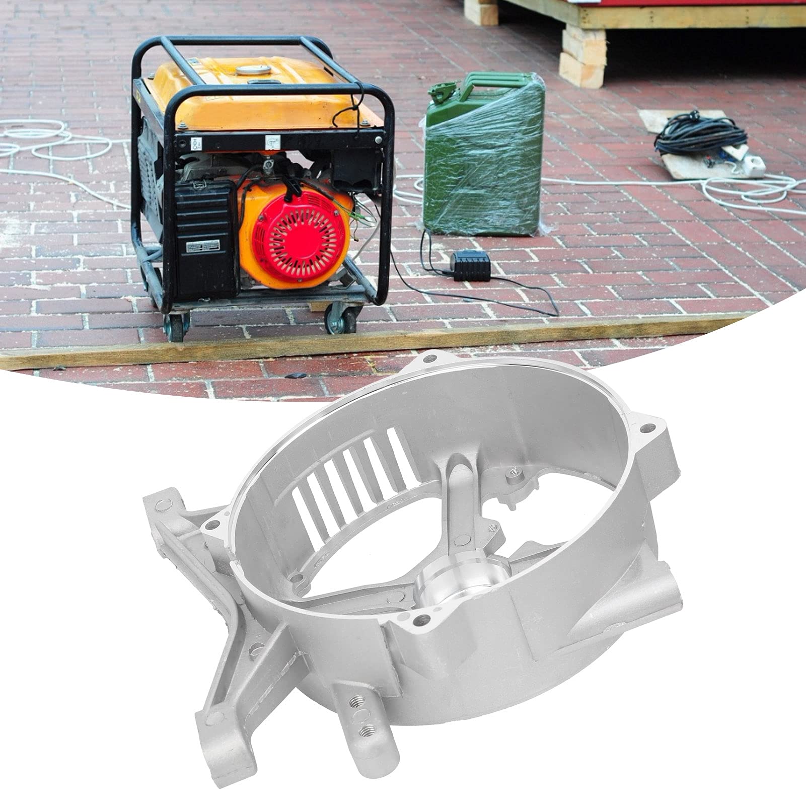 Support de moteur en aluminium 188F pour générateur 5-6,5 kW, haute résistance, résistant à la corrosion