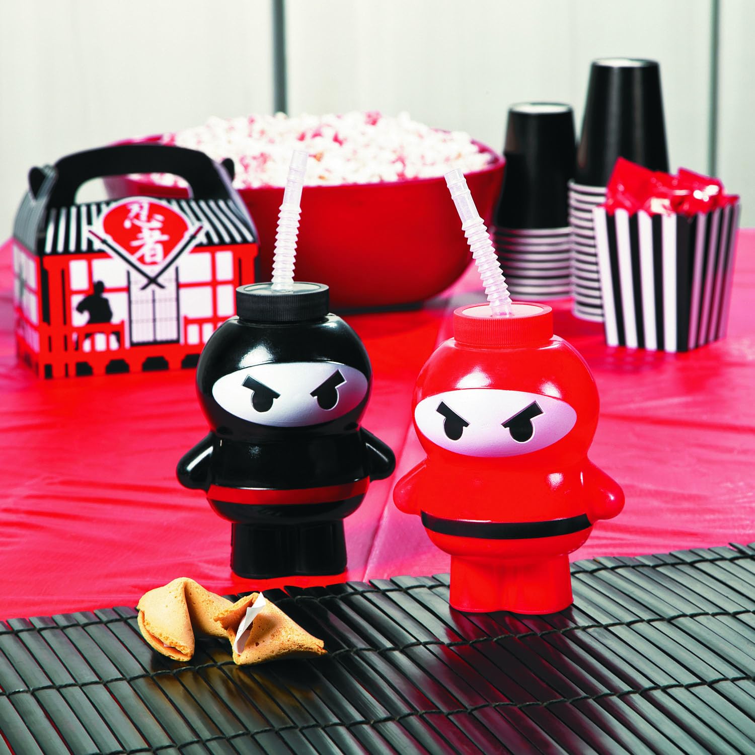 Amazon.com: Fun Express Set of 12 Pieces Ninja Cups with Flexible