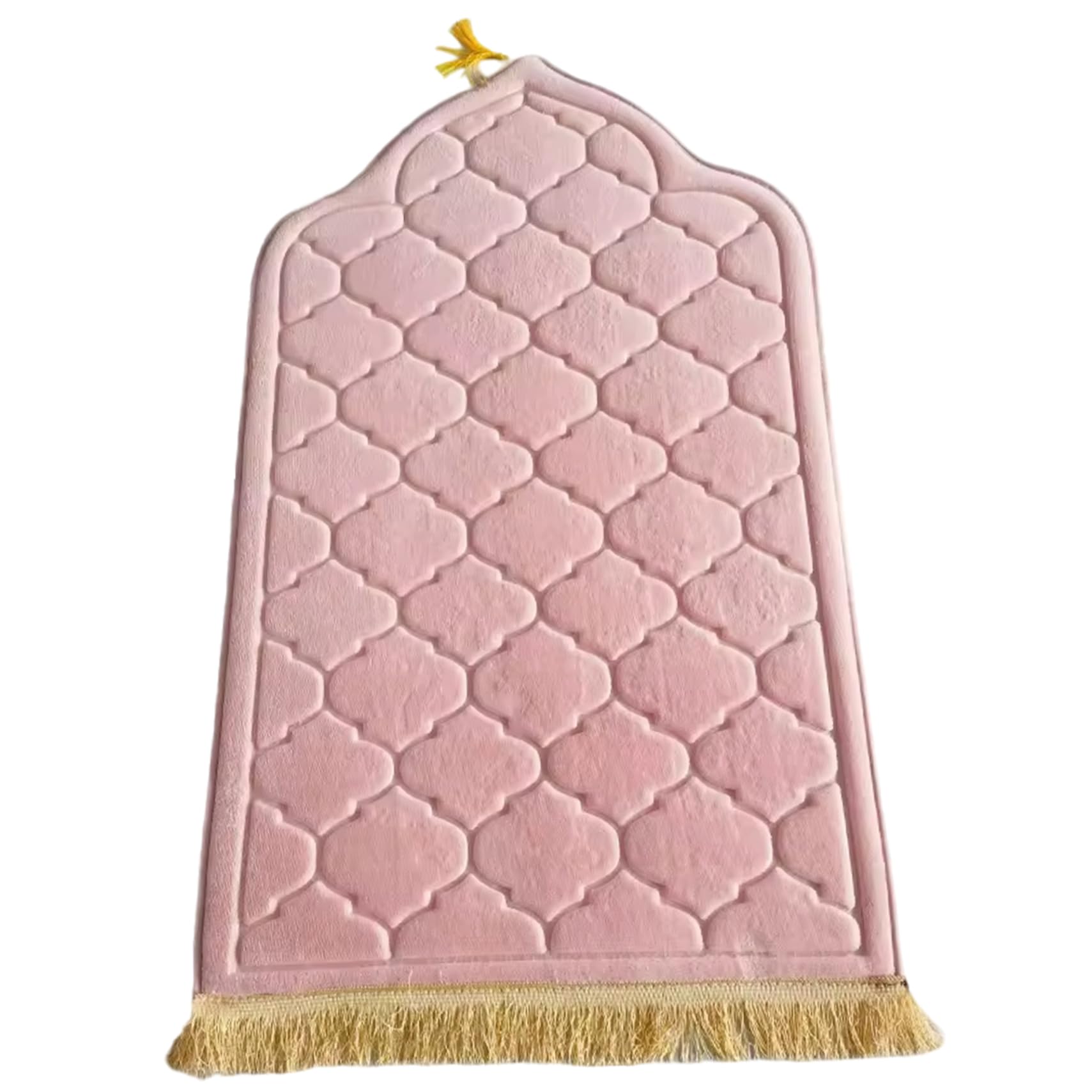 Peosaard Flannel Prayer Rug, Prayer Mat Islamic Thick Muslim Rug With Tassel For Daily Salah, 26X43in, Muslim