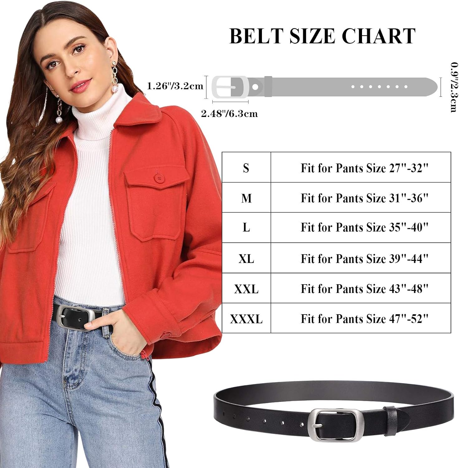 Large size women's belts Clearance