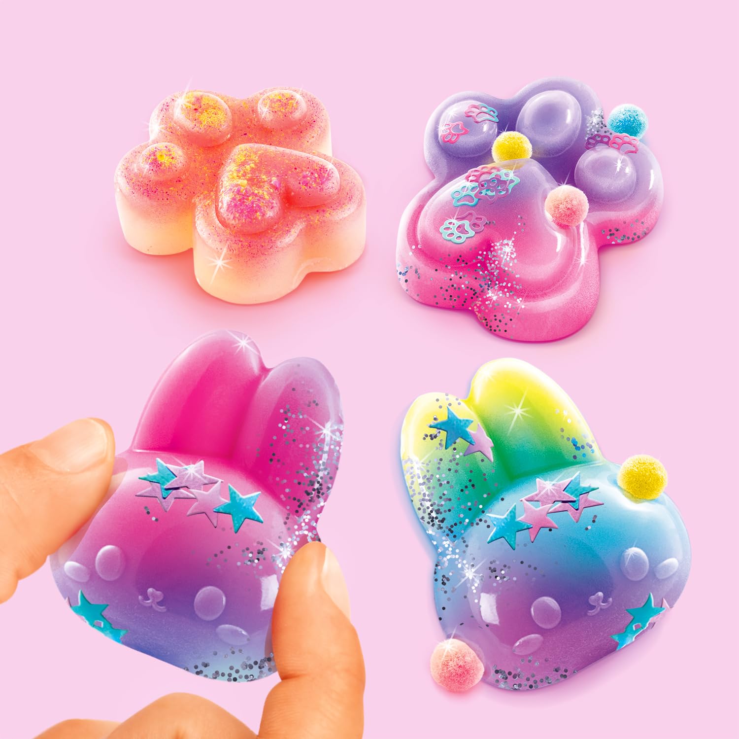 Canal Toys Squish Squish Squishy Factory – CREA TES Squishy Todo Esponjoso y Colorido – Añade Lentejuelas y personalizaciones – Idea de Regalo para niños a Partir de 6 años – Ocio Creativo – SQI 001