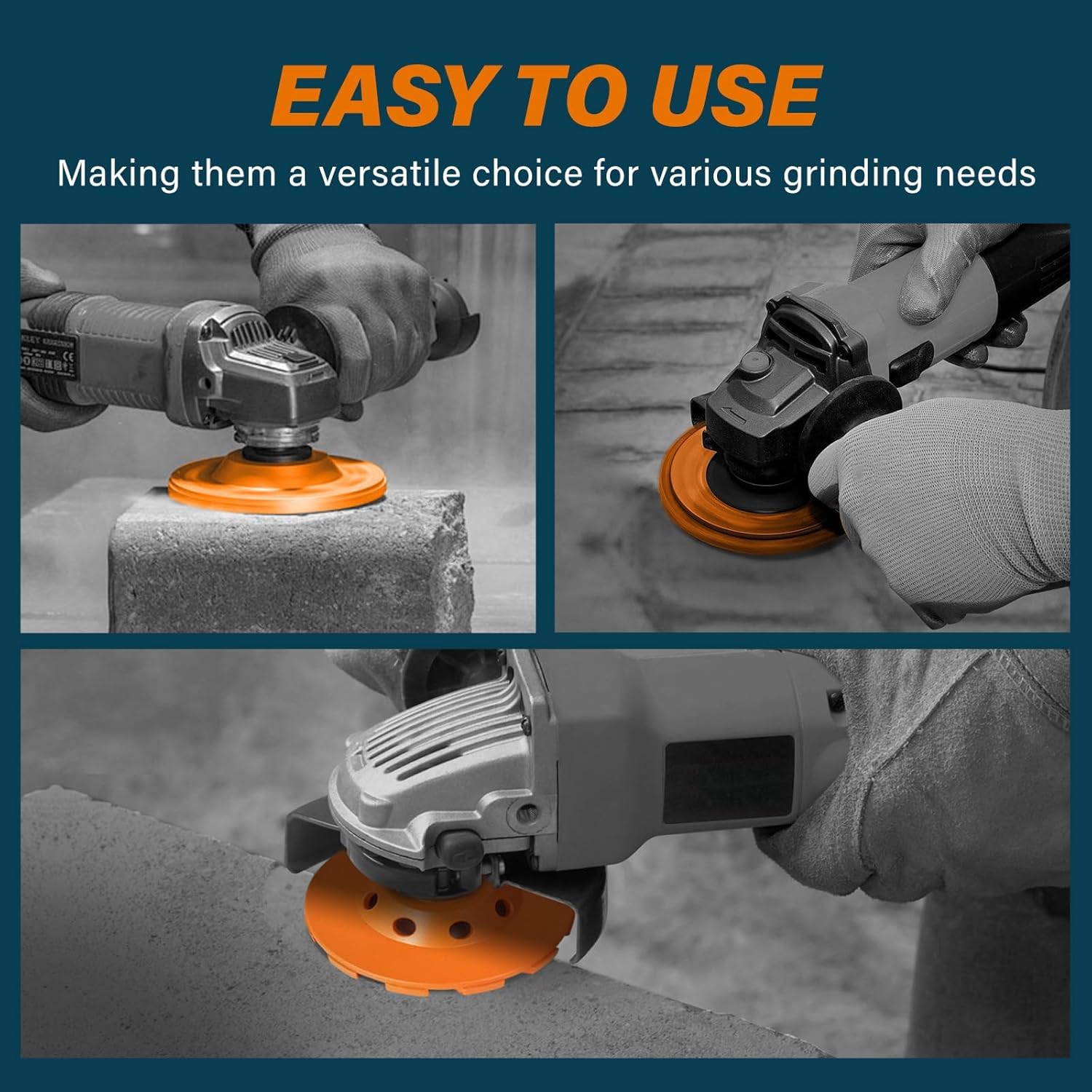 Diamond Concrete Grinding Wheel (7 inch Segment Turbo, 2)