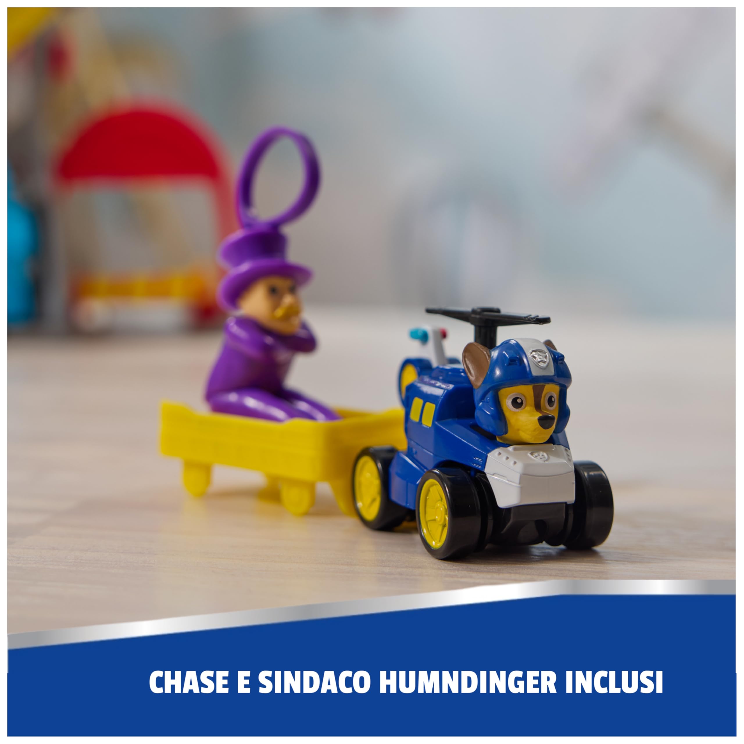 Paw Patrol, Air Rescue, Set Di Gioco Pup Squad Aeroporto Di Adventure Bay | Torre Alta Oltre 30 Cm, 7 Aree Di Gioco, Centro Di Comando, Stazione Di Rifornimento, Lanciatore