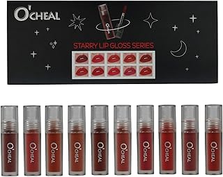 O'CHEAL Juego de 10 lápices labiales líquidos...